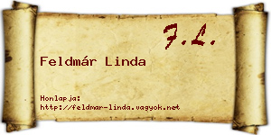 Feldmár Linda névjegykártya